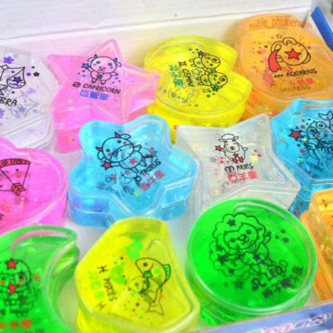 Slime 12 Cung Hoàng Đạo Độc Đáo - Đồ Chơi Thú Vị Gudetama Cho Trẻ Em - 12 Mẫu Đẹp Mắt, Dễ Chơi, Giải Trí Sáng Tạo