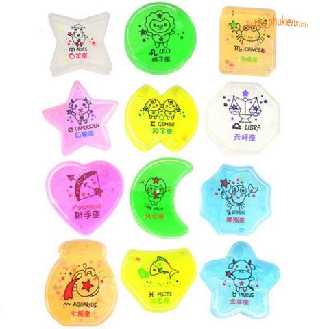 Slime 12 Cung Hoàng Đạo Độc Đáo - Đồ Chơi Thú Vị Gudetama Cho Trẻ Em - 12 Mẫu Đẹp Mắt, Dễ Chơi, Giải Trí Sáng Tạo