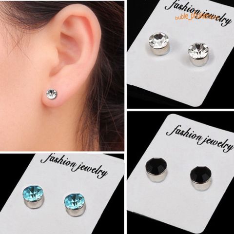 Khuyên Tai Nam Châm Unisex Không Cần Bấm Lỗ - Bộ 2 Chiếc Dành Cho Nam và Nữ, Phong Cách Hiện Đại, Chất liệu Bền Đẹp