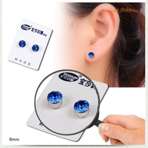 Khuyên Tai Nam Châm Unisex Không Cần Bấm Lỗ - Bộ 2 Chiếc Dành Cho Nam và Nữ, Phong Cách Hiện Đại, Chất liệu Bền Đẹp