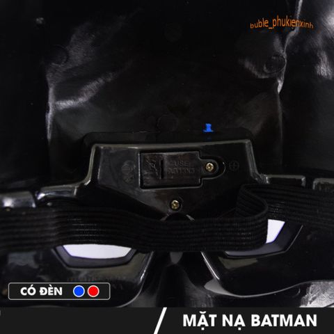 Mặt Nạ Hóa Trang Người Dơi Có Đèn - Đồ Chơi Cosplay Avengers Halloween, Quà Sinh Nhật An Toàn Cho Trẻ Em 3 Tuổi Trở Lên