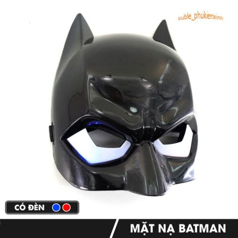 Mặt Nạ Hóa Trang Người Dơi Có Đèn - Đồ Chơi Cosplay Avengers Halloween, Quà Sinh Nhật An Toàn Cho Trẻ Em 3 Tuổi Trở Lên