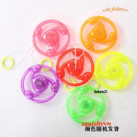 Con Quay Hồi Chuyển LED 7cm Kèm Dây Truyền Động - Đồ Chơi Giúp Rèn Luyện Tư Duy Trẻ Em Tuổi 7-12