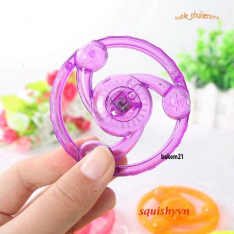 Con Quay Hồi Chuyển LED 7cm Kèm Dây Truyền Động - Đồ Chơi Giúp Rèn Luyện Tư Duy Trẻ Em Tuổi 7-12