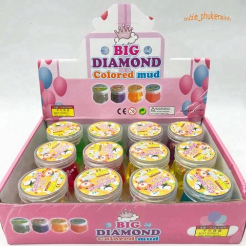 Slime Hình Lục Giác 200ml - Đồ Chơi Nhũ Cốm Xốp 7 Màu Đẹp, Chất Nhầy Ma Quái Squishy, Giải Trí Thú Vị Cho Trẻ Em