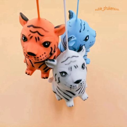 Squishy Mochi Hình Con Hổ Ngồi - Đồ Chơi Giải Tỏa Căng Thẳng Dịu Dàng, Dành Cho Trẻ Em Và Người Lớn