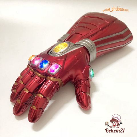 Găng tay Thanos mềm 013 - Đồ chơi cosplay có đèn và âm thanh, thích hợp cho trẻ em trên 3 tuổi, quà tặng fan Marvel