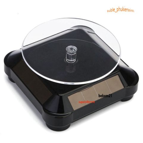 Bàn Xoay Chụp Ảnh 360 Độ 9cm - Thiết Bị Trưng Bày Sản Phẩm Chuyên Nghiệp, Tiết Kiệm Năng Lượng Mặt Trời