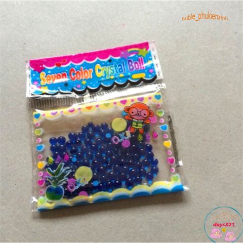 Gói 100 Viên Hạt Tinh Thể Trồng Cây Không Đất - Hạt Nở Slime Nhiều Màu Sắc, Dễ Sử Dụng Cho Không Gian Xanh Sống Động