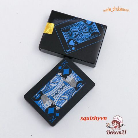Bộ Bài Tây 52 Lá Poker Mạ Vàng 24K Chống Thấm Nước - Quà Tặng Đẳng Cấp Cho Người Yêu Thích Game Và Ảo Thuật