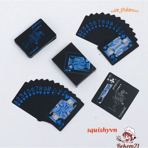 Bộ Bài Tây 52 Lá Poker Mạ Vàng 24K Chống Thấm Nước - Quà Tặng Đẳng Cấp Cho Người Yêu Thích Game Và Ảo Thuật