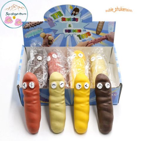 Bộ Đồ Chơi Squishy Mochi Hình Cục Shit - Đồ Chơi Giảm Stress Dễ Thương, Co Giãn, An Toàn Cho Trẻ Em, Quà Tặng Ý Nghĩa