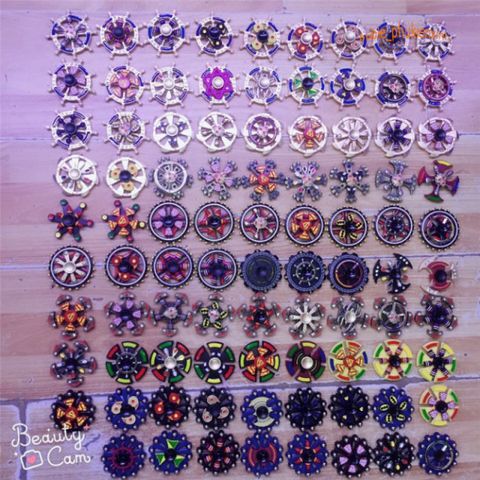 Con quay TBS Spinner Đồng Nguyên Khối 2 Cánh - Đồ Chơi Cổ Điển Kim Loại Bền Bỉ Cho Trẻ Em
