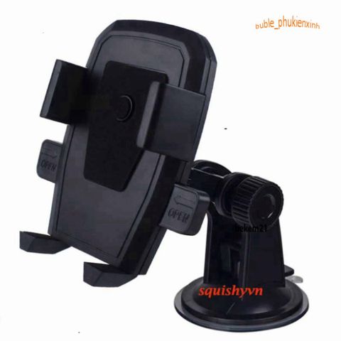 Giá đỡ điện thoại ô tô X0566 xoay 360 độ, đa năng an toàn, lắp trên kính chắn gió hoặc bảng điều khiển, phù hợp điện thoại 4,7-7 inch