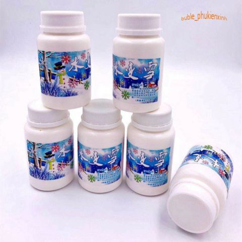 Hộp Tuyết Nhân Tạo 150gr Trắng Mịn - Nguyên Liệu Làm Slime và Decoration Noel - Tuyết Tạo Bọt Dễ Dàng