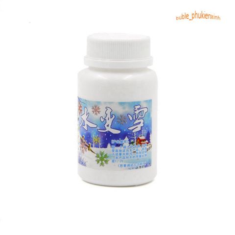 Hộp Tuyết Nhân Tạo 150gr Trắng Mịn - Nguyên Liệu Làm Slime và Decoration Noel - Tuyết Tạo Bọt Dễ Dàng