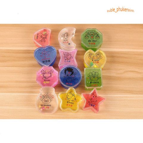 Hộp 24 Hũ Slime Cung Hoàng Đạo - Chất Nhờn Ma Quái Cho 12 Chòm Sao - Đồ Chơi Sáng Tạo An Toàn Cho Trẻ Em