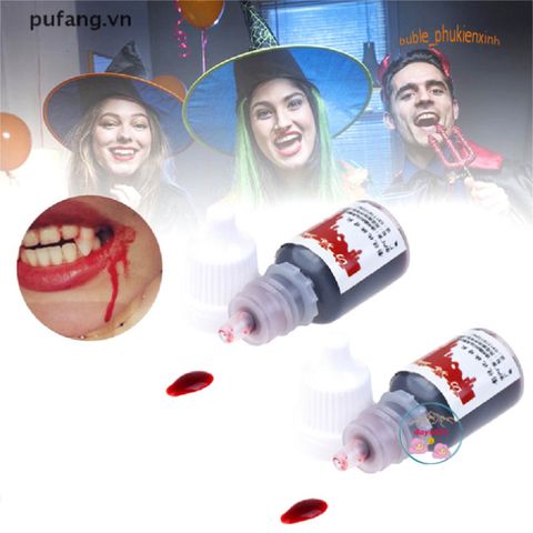 Máu Giả Hóa Trang Ma Cà Rồng 5ml - Plasma Nhân Tạo An Toàn cho Halloween, Biểu Diễn Sân Khấu, Trang Trí Tiệc