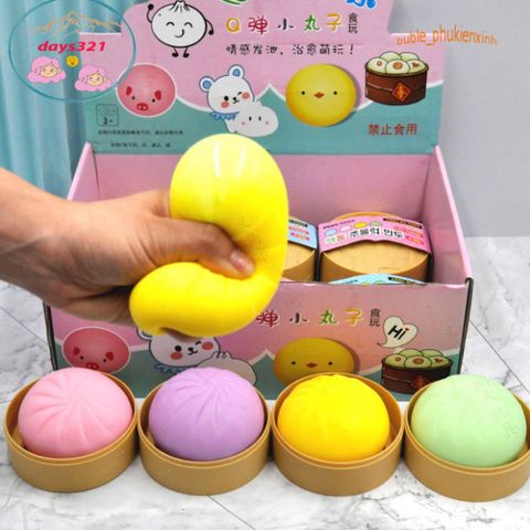 Đồ Chơi Squishy Mochi Hình Bánh Bao Trắng - Mềm Mại, Đàn Hồi, Giảm Stress, Quà Tặng Cho Trẻ Em, Phát Triển Kỹ Năng Sáng Tạo