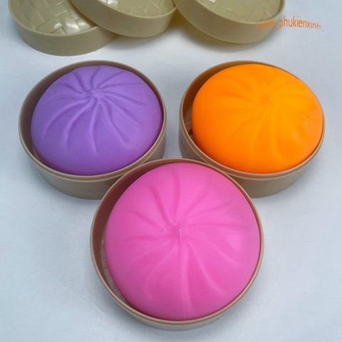 Đồ Chơi Squishy Mochi Hình Bánh Bao Trắng - Mềm Mại, Đàn Hồi, Giảm Stress, Quà Tặng Cho Trẻ Em, Phát Triển Kỹ Năng Sáng Tạo