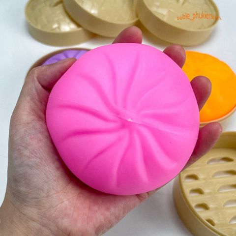 Đồ Chơi Squishy Mochi Hình Bánh Bao Trắng - Mềm Mại, Đàn Hồi, Giảm Stress, Quà Tặng Cho Trẻ Em, Phát Triển Kỹ Năng Sáng Tạo