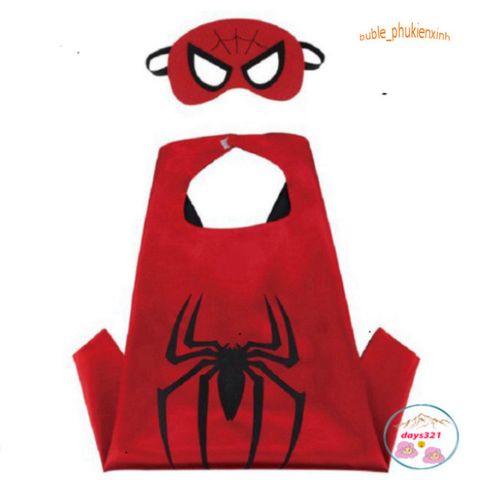 Bộ Áo Choàng Siêu Nhân Avengers - Người Nhện, Captain America, Người Sắt & Batman - Đồ Chơi Hóa Trang Trẻ Em Sáng Tạo