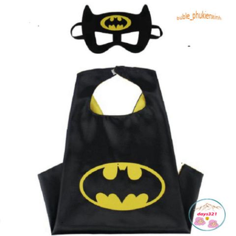 Bộ Áo Choàng Siêu Nhân Avengers - Người Nhện, Captain America, Người Sắt & Batman - Đồ Chơi Hóa Trang Trẻ Em Sáng Tạo