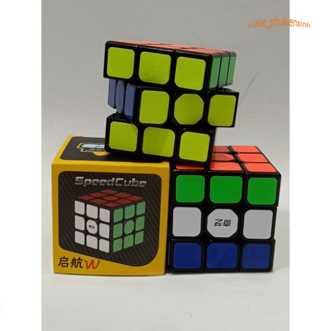 Rubik 3x3 Warrior S - Bảng Rubik 3 Tầng QiYi Viền Đen Stickerless Siêu Bền, Đồ Chơi Trí Tuệ Phát Triển Tư Duy Cho Trẻ Em