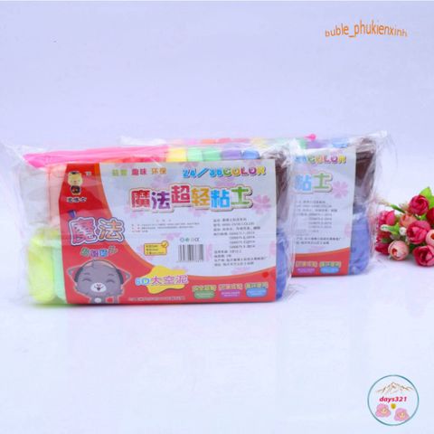 Combo 36 Gói Đất Sét Nhật Soft Clay - Nguyên Liệu Làm Butter Slime và Nặn Tượng Gudetama - Đồ Chơi Sáng Tạo Cho Trẻ Em