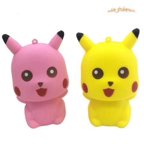 Đồ Chơi Giảm Stress Squishy Jumbo Hình Pikachu Ngộ Nghĩnh - Mềm Mịn, An Toàn và Dễ Thương Dành Cho Trẻ Em