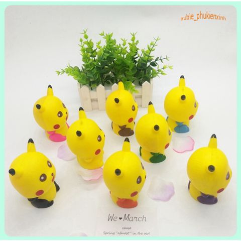 Đồ Chơi Giảm Stress Squishy Jumbo Hình Pikachu Ngộ Nghĩnh - Mềm Mịn, An Toàn và Dễ Thương Dành Cho Trẻ Em