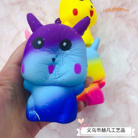 Đồ Chơi Giảm Stress Squishy Jumbo Hình Pikachu Ngộ Nghĩnh - Mềm Mịn, An Toàn và Dễ Thương Dành Cho Trẻ Em