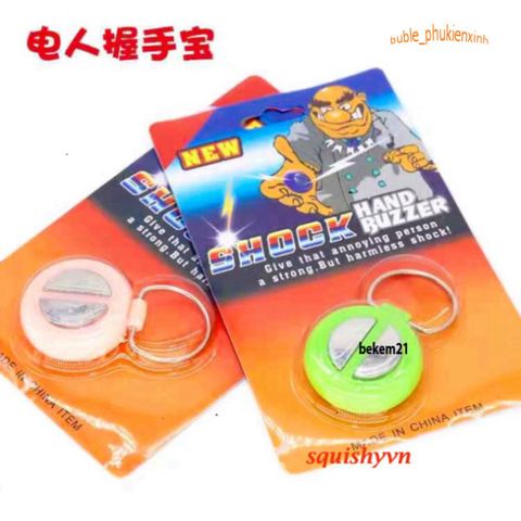 Bút Điện Giật Shock - Bộ 50 Món Đồ Chơi Độc Đáo Kèm Kẹo Cao Su và Móc Khóa Laze Cho Trải Nghiệm Vui Nhộn, Món Quà Hài Hước Cho Bạn Bè