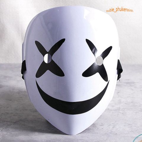 Mặt Nạ Cosplay Hiruko Trắng Đen - Phụ Kiện Trang Điểm Anime 