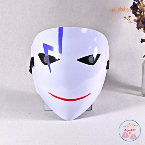 Mặt Nạ Cosplay Hiruko Trắng Đen - Phụ Kiện Trang Điểm Anime 