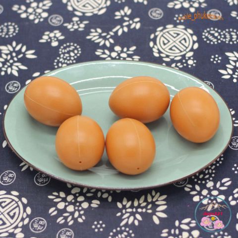 Bộ 10 Trứng Gà Giả Nhựa - Dụng Cụ Mô Hình Chuồng Ấp & Học Tập Sinh Học Cho Trẻ Em - An Toàn, Thân Thiện Với Môi Trường