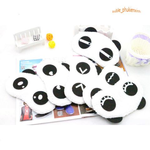 Mặt Nạ Ngủ Bịt Mắt Gấu Trúc Dễ Thương - Phụ Kiện Du Lịch Tiện Lợi, Giúp Ngủ Ngon Ở Mọi Nơi