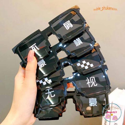 Kính Mắt Thug Life 6 Chấm Độc Đáo Nhiều Màu - Phụ Kiện Thời Trang Cho Game Thủ Năng Đ động và Cá Tính