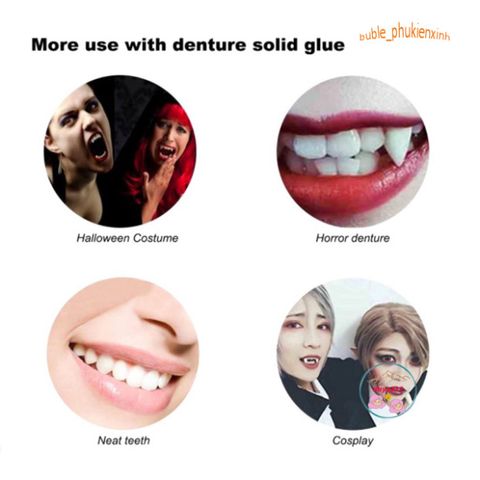 Keo Gắn Răng Giả Tạm Thời 10g - Dụng Cụ Chăm Sóc Răng Miệng An Toàn, Hỗ Trợ Nụ Cười Hoàn Hảo, Sử Dụng Dễ Dàng