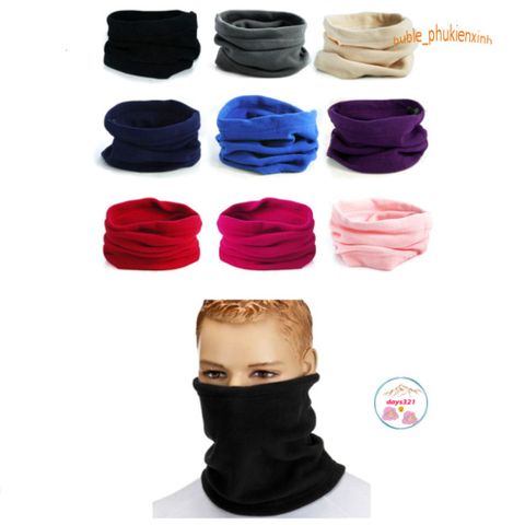 Khăn Đa Năng Chống Nắng LEE MIN HO - Khẩu Trang Ống Phong Cách, Chống Bụi Màu Đen, Phụ Kiện Phượt Thủ Thiết Yếu