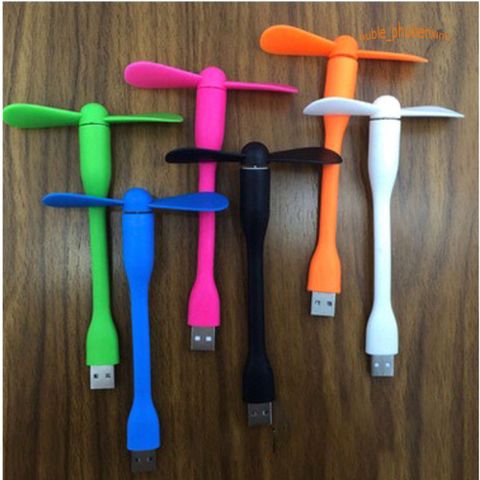 Quạt Mini Cầm Tay USB Linh Hoạt Siêu Mát - Quạt Di Động Cho Laptop & Máy Tính, Thiết Kế Nhỏ Gọn, Tiếng Ồn Thấp