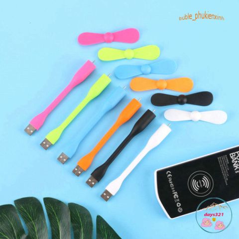 Quạt Mini Cầm Tay USB Linh Hoạt Siêu Mát - Quạt Di Động Cho Laptop & Máy Tính, Thiết Kế Nhỏ Gọn, Tiếng Ồn Thấp