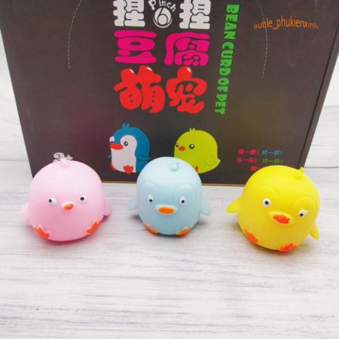Đồ Chơi Bóp Tay Squishy Hình Chim Cánh Cụt Dễ Thương - Giải Tỏa Stress, Quà Tặng Tuyệt Vời cho Trẻ Em và Người Lớn