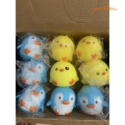 Đồ Chơi Bóp Tay Squishy Hình Chim Cánh Cụt Dễ Thương - Giải Tỏa Stress, Quà Tặng Tuyệt Vời cho Trẻ Em và Người Lớn