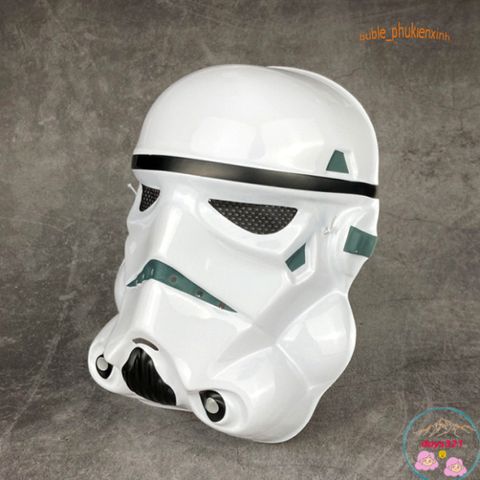 Mặt Nạ Darth Vader Trắng - Phụ Kiện Hóa Trang Halloween Đặc Biệt Từ Phim Star Wars - Cosplay Độc Đáo Thể Hiện Đam Mê