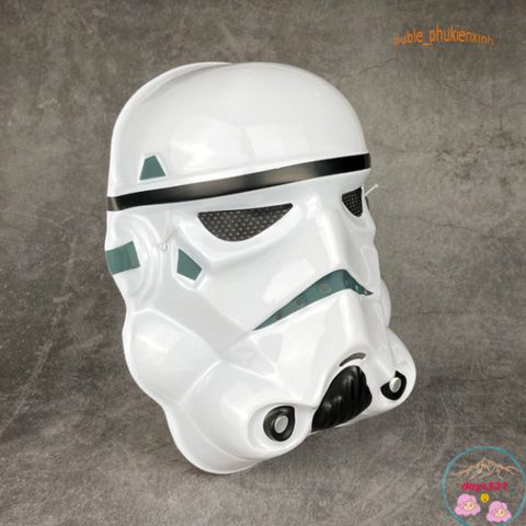 Mặt Nạ Darth Vader Trắng - Phụ Kiện Hóa Trang Halloween Đặc Biệt Từ Phim Star Wars - Cosplay Độc Đáo Thể Hiện Đam Mê
