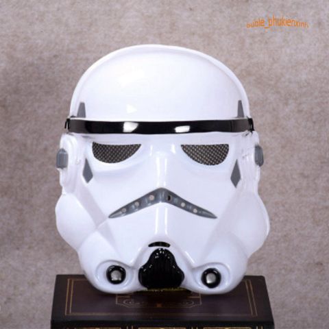 Mặt Nạ Darth Vader Trắng - Phụ Kiện Hóa Trang Halloween Đặc Biệt Từ Phim Star Wars - Cosplay Độc Đáo Thể Hiện Đam Mê