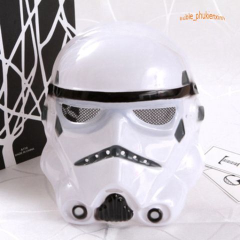 Mặt Nạ Darth Vader Trắng - Phụ Kiện Hóa Trang Halloween Đặc Biệt Từ Phim Star Wars - Cosplay Độc Đáo Thể Hiện Đam Mê