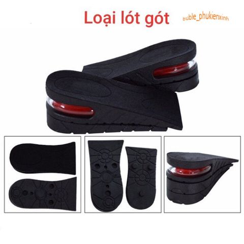 Cặp Lót Giày Tăng Chiều Cao Cao Cấp LOTGIAY - Đệm Khí Thoải Mái Cho Nam Nữ, Tăng Chiều Cao 3-9cm, Phù Hợp Tất Cả Size