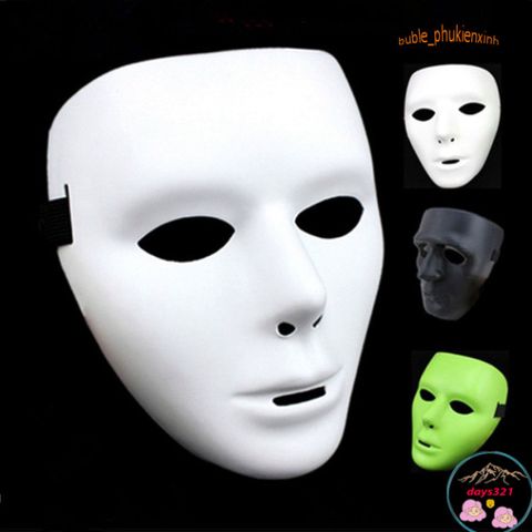 Mặt Nạ Hóa Trang Dạ Hội Trắng Jabbawockeez - Phong Cách Hip Hop Độc Đáo Cho Tiệc Tùng & Halloween, Tạo Điểm Nhấn Ấn Tượng